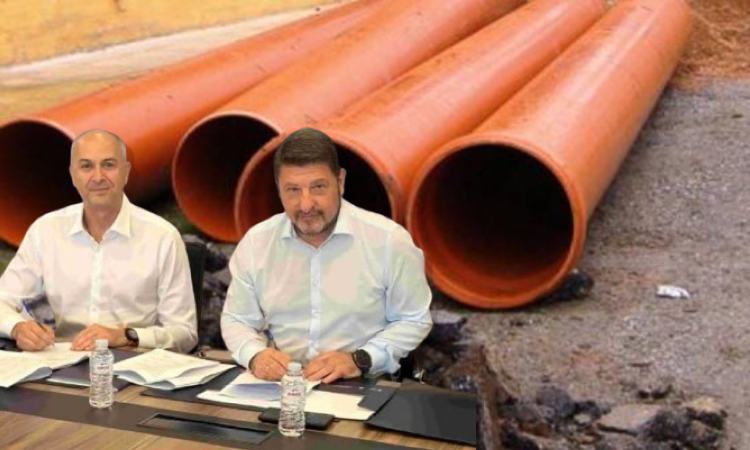 Με νέους αγωγούς και φρεάτια ενισχύεται η αντιπλημμυρική προστασία του Δήμου Μεταμόρφωσης
