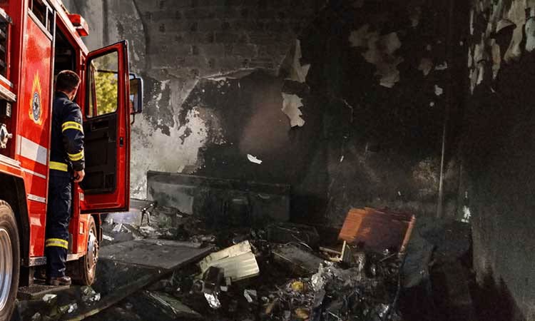 Φωτιά σε διαμέρισμα 1ου ορόφου στο Χαλάνδρι