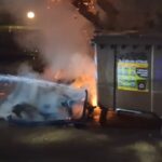Φωτιά σε κάδο απορριμμάτων στα Βριλήσσια το βράδυ της Τρίτης (16/9)