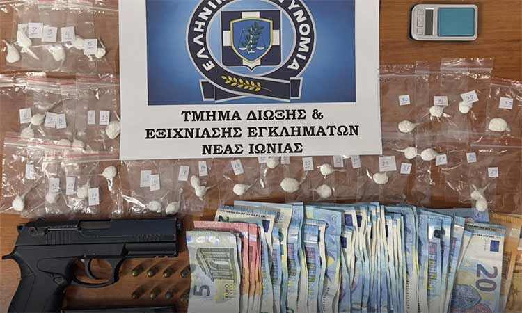 Συνελήφθησαν δύο αλλοδαποί στη Νέα Ιωνία για διακίνηση κοκαΐνης