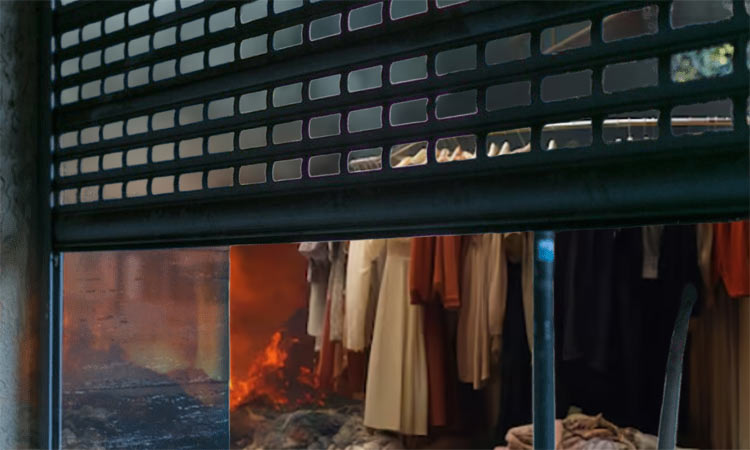 Εμπρηστική επίθεση σε κατάστημα ενδυμάτων στην Αγία Παρασκευή