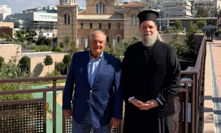 Στο «Ιωνικό Κέντρο» της Ιεράς Μητροπόλεως Νέας Ιωνίας ο Κ. Καραμανλής