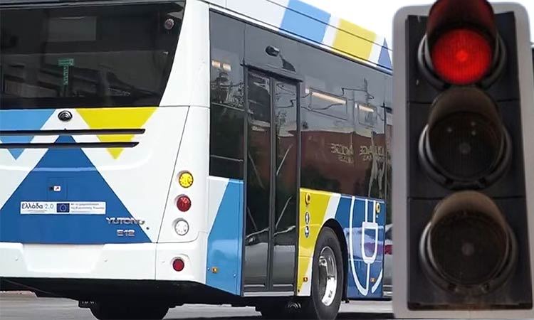 Συνελήφθη οδηγός λεωφορείου – Παραβίασε δύο κόκκινα φανάρια